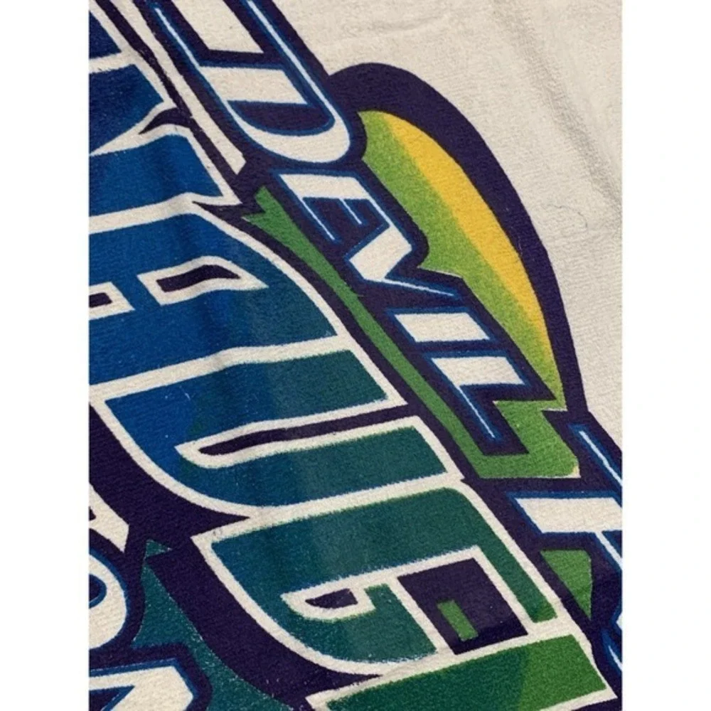 MLB Tampa Bay Devil Rays Beach‎ Towel Inaugural Season 1998 Vintage RARE HTF EUC